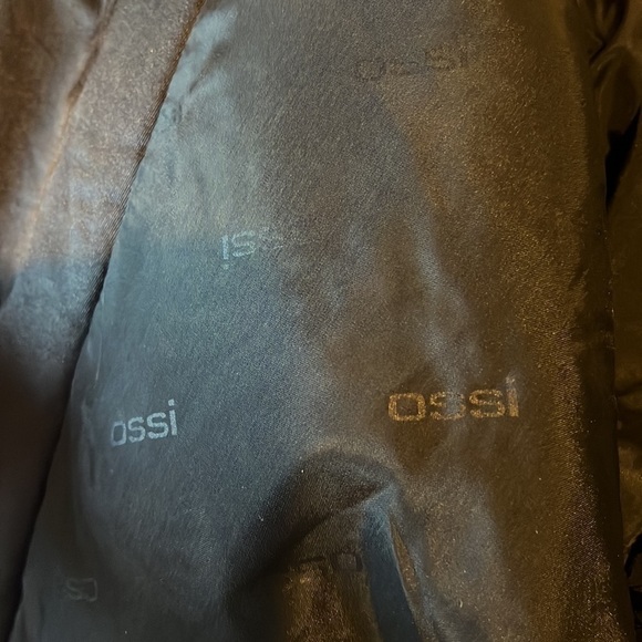 Vintage 80's OSSI  Skiwear Black Moto Style Ski Jacket Sz M - Picture 11 of 14